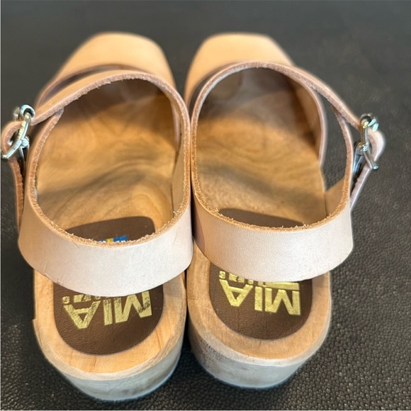 ❤️🔥Mia - Anja Swedish Clogs in Natural Leather - Size EU40 / US 9.5 - Picture 2 of 11